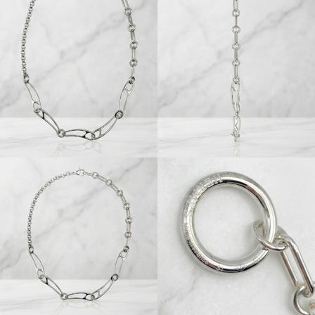 60日ぶりに入荷したエルメス シェーヌ・ダンクル パンクネックレス 42㎝ シルバー925本日12:00に入荷