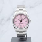 60日ぶりに入荷したロレックス オイスターパーペチュアル 124200 キャンディピンク オイスターブレス 34mm本日12:00に入荷
