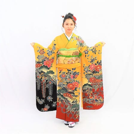 long-sleeved kimono（FURISODE）plan