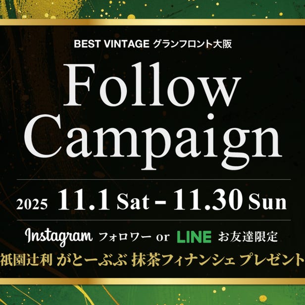 BEST VINTAGE Follow campaign