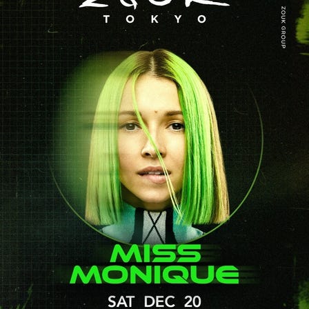 MISS MONIQUE at Zouk Tokyo