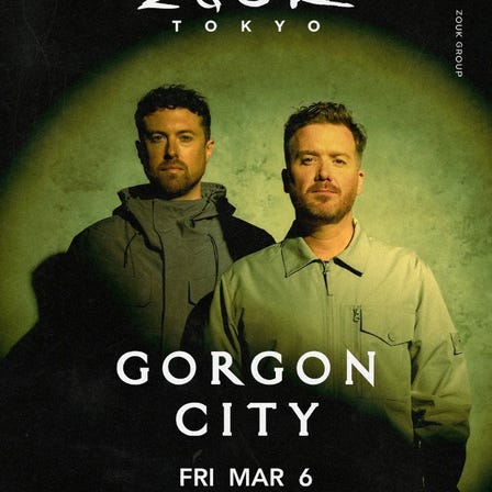 GORGON CITY at Zouk Tokyo
