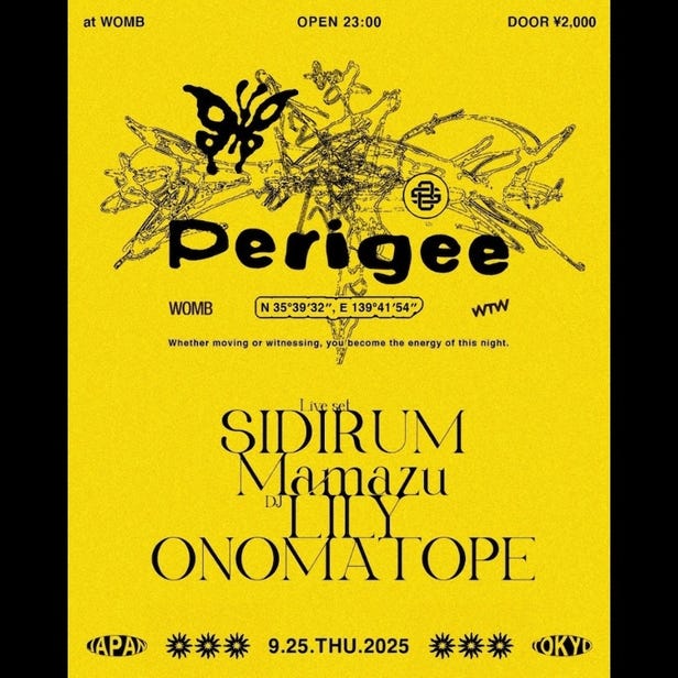 PERIGEE (MUSIC: HOUSE)