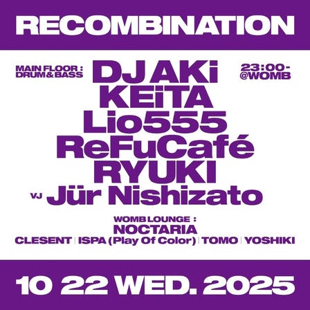 RECOMBINATION (MUSIC: DRUM&BASS, HOUSE)