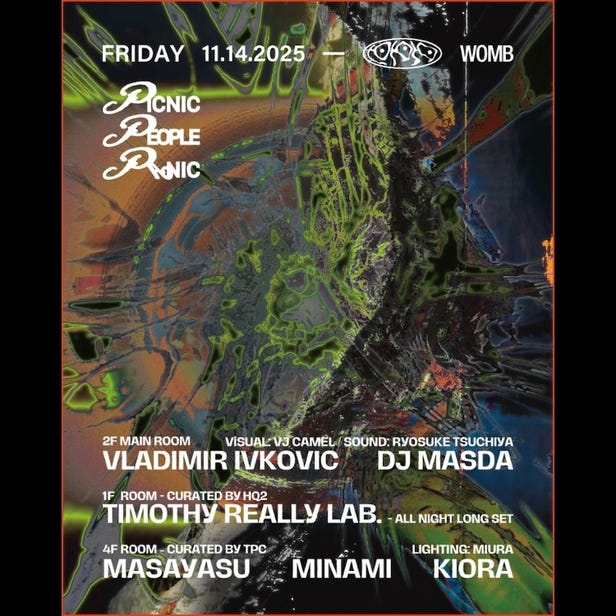 PICNIC PEOPLE PANIC (MUSIC: TECHNO, HOUSE)