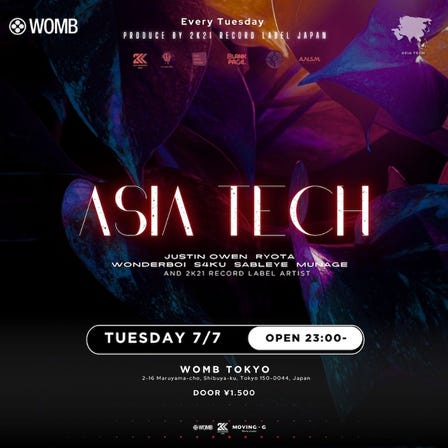 ASIA TECH (MUSIC: ELECTRO HOUSE, TECHNO, TECH HOUSE)