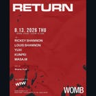 RETURN (MUSIC: TECH HOUSE, TECHNO)