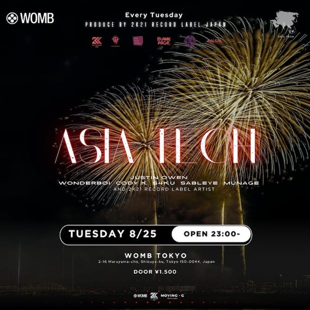ASIA TECH (MUSIC: ELECTRO HOUSE, TECHNO, TECH HOUSE)