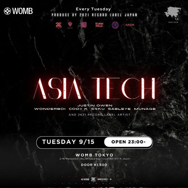 ASIA TECH (MUSIC: ELECTRO HOUSE, TECHNO, TECH HOUSE)
