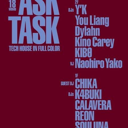 ASK TASK (MUSIC: TECH HOUSE / HARD TECHNO)