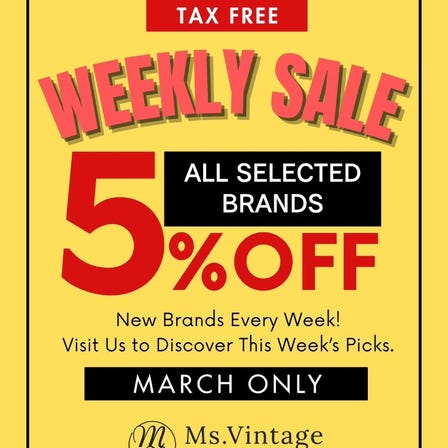 WEEKLY SALE