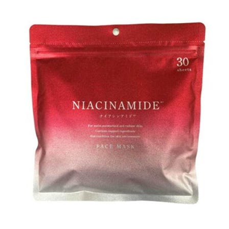 Niacinamide FACE MASK
Featuring Niacinamide, the buzzy ingredient beloved by skincare gurus, this face mask pack offers incredible value. This shockingly low price for a 30-sheet pack is only possible thanks to Don Quijote's private brand, "Jonetsu Kakak