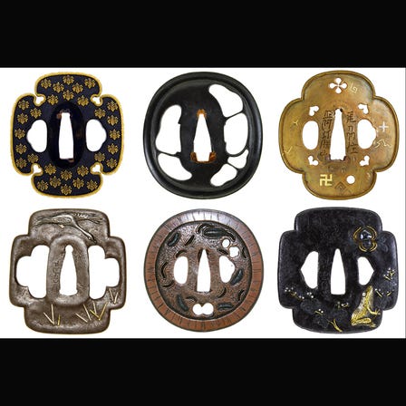 Sword guards (“tsuba”)