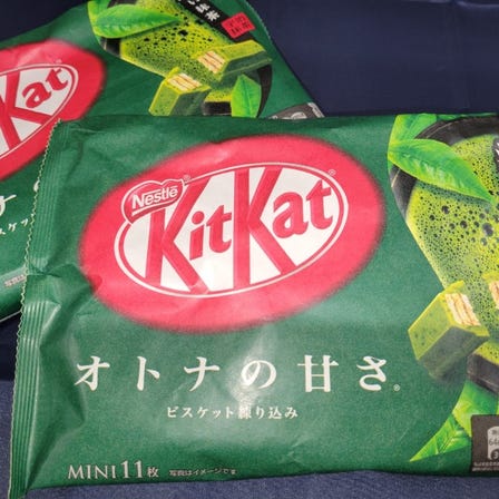KitKat mini　strong matcha flavor