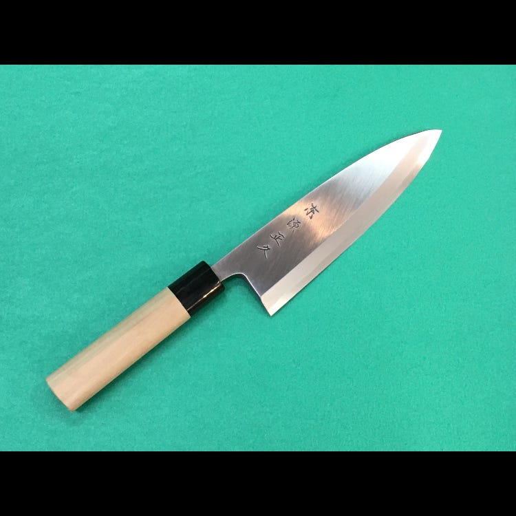 超美品】東源正久 牛刀 7寸 白一鋼（送料無料） 堺打