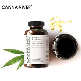 Canna River CBD ジェル カプセル （50粒入り ／ 100粒入り）