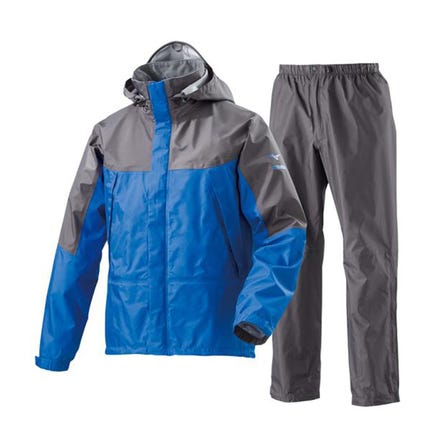 BERGTECH EX / 防雨服
建議在戶外使用基本的防雨服。
具有出色強度的三層結構，織物的背面設計為不粘手。

#mizuno #rain_suit #outdoor #water_repellent