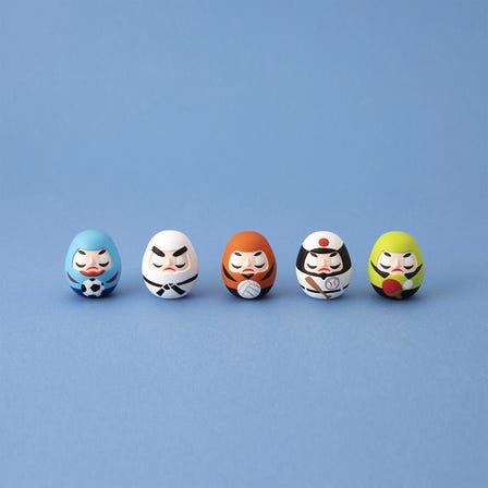 SPORTS DARUMA OMIKUJI
There is a fortune telling fortune in a palm-sized ceramic daruma.
Judo, baseball, soccer, table tennis, volleyball, 5 types each.
Recommended as a souvenir!

#mizuno #daruma #omikuji #baseball #football #table_tennis #volleybal
