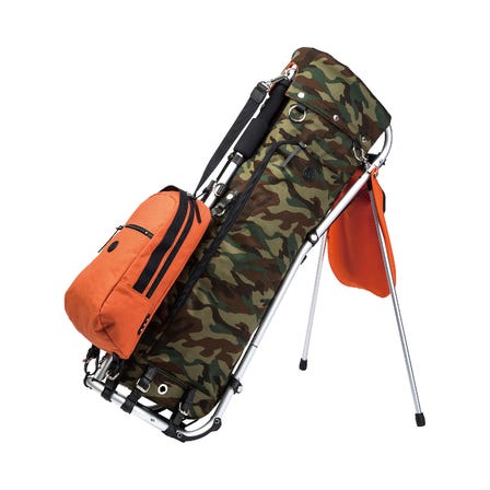 CADDIE BAG
一個涼爽的球童包，帶有迷彩圖案和彩色帆布。

#mizuno #mizuno_golf #caddie_bag