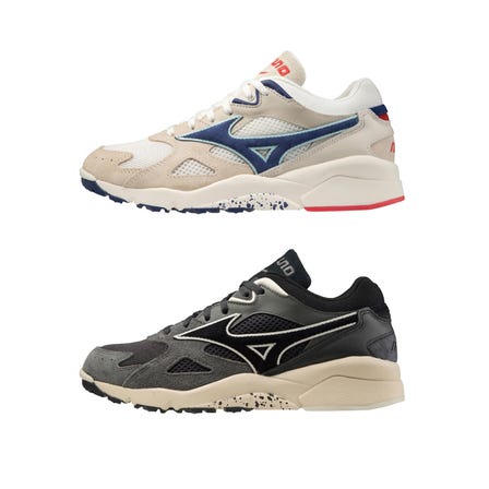 SKY MEDAL S / SNEAKERS
Sneakers that reproduce the masterpiece training shoes that appeared in the early 90's.

#mizuno #sneakers #sports_shoes #unisex #sky_medal_s #reprint #new_color