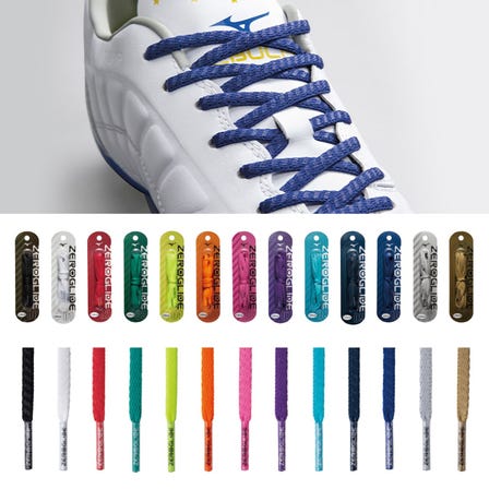 ZEROGLIDE SHOELACE
4mm wide grip lace (13 colors in total)
Length: 100mm / 110mm / 120mm / 130mm / 140mm

#mizuno #mizunotokyo #zeroglide #shoelace