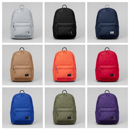 COLORE BACK PACK
Not just antibacterial. Backpack with anti-virus pocket. Capacity about 22 liters, 9 colors in total.

#mizuno #colore #backpack #antibacterial #antiviral