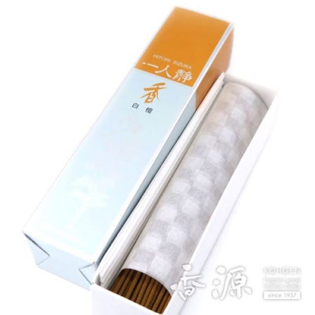 Japanese Incense, Seikado Incense sticks,Hitorishizuka Byakudan , Japanese fragrance, aroma