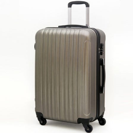 Medium-size Striped Suitcase - Made in Japan
