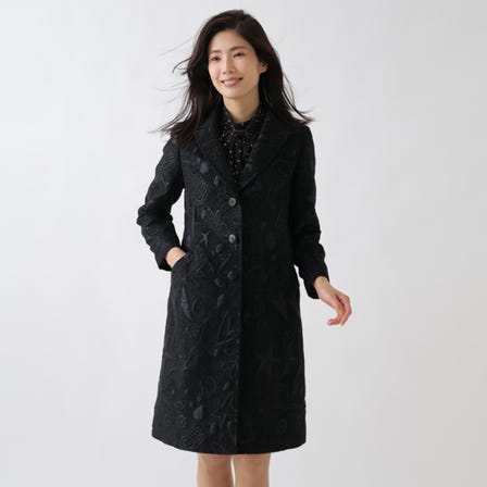 Jacquard coat