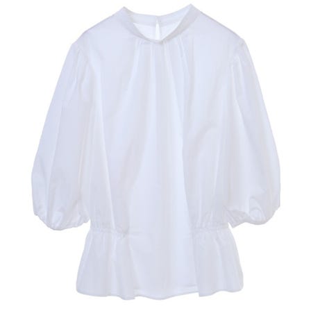 [Hand washable] Tuck design blouse
