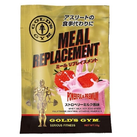 GOLD'S GYM MEAL REPLACEMENT<br />
Strawberry Milk Flavor