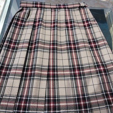 Skirt (Beige x Red)