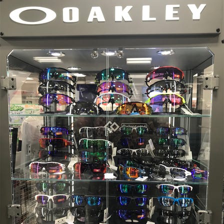 Golf and sport sunglasses from Oakley and other brands
