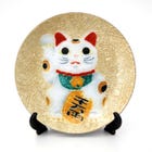 칠보 일본 고양이  (장식용 접시)
