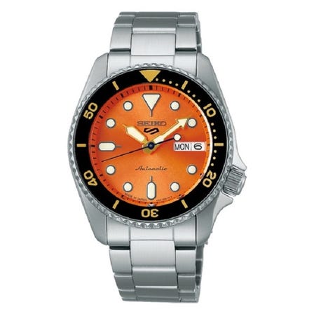 【SEIKO 5 SPORTS】SKX Sports Style SBSA231 自動巻 メンズ オレンジ 38mm