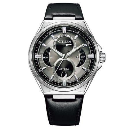 《ATTESA》ECO-DRIVE　ACT Line　Triple Calender　Moon phases　BU0060-09H　Solar　MENS　MADE IN JAPAN