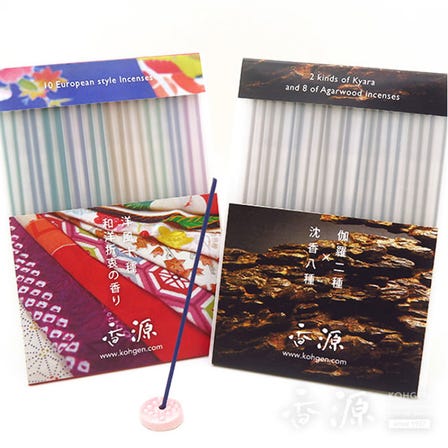 Want to try various incense! Want to find my favorite scent!
You can try 20 kinds of incense recommended for you. 20 kinds of incense set (10 kinds each for Japanese and Western incense)