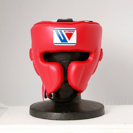 Winning FG-2900 拳击脸部防护头部护具(红色、蓝色、黑色、白色) M・L
