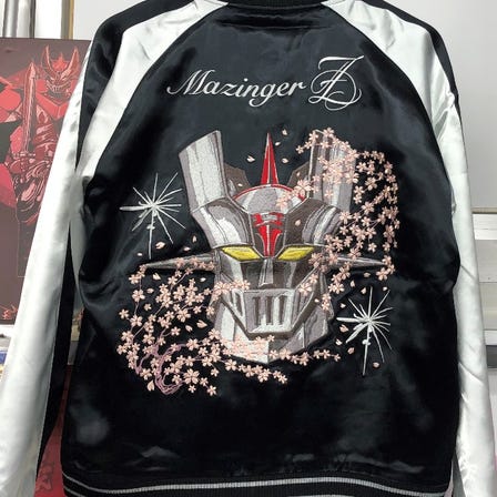 MazingerZ Cherry Blossoms baseball jacket