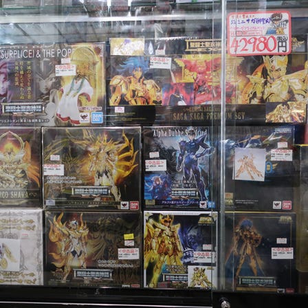 Saint Cloth Myth-related items <br />
We sell products of hard-to-get Bandai Saint Seiya series' Saint Cloth Myth products and secondhand items.