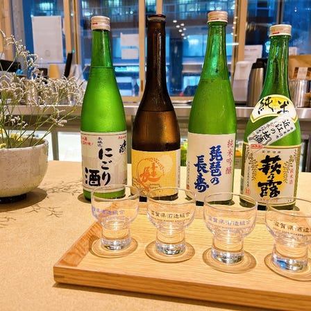 Local sake comparison set