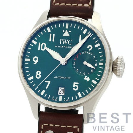 IWC BIG PILOT'S WATCH GREEN EDITION BOUTIQUE EXCLUSIVE IW501015 INQUIRY No.0100204899421