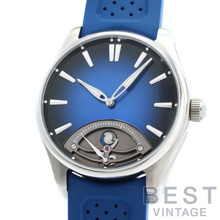 H.MOSER PIONEER RETROGRADE SECONDS MIDNIGHT BLUE 3250-1200 INQUIRY No.1002900006150