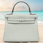 HERMES
Kelly 28 Togot Grineve 

silver hardware 
stamped W 
Inside Stitching
Genuine BOX

Inquiry Item ID: R010234