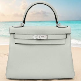 HERMES
Kelly 28 Togot Grineve 

silver hardware 
stamped W 
Inside Stitching
Genuine BOX

Inquiry Item ID: R010234