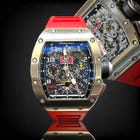 RICHARD MILLE
フェリペ　マッサ
RM011AJ

ホワイトゴールド ラバー
約50.0mm
50m防水
シルバー文字盤
付属品　純正ボックス 替えベルト 修理明細書

お問い合わせ商品ID  W240912