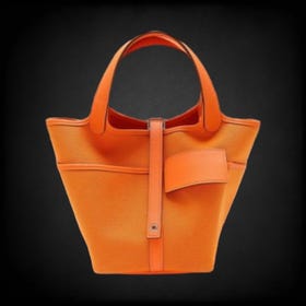 Picotin Lock Cargo PM Vorsoft x Twargoelan Orange silver hardware, stamped B

 Contact ID
 R009806