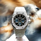 AUDEMARS PIGUET 

・ロイヤルオーククロノグラフ 限定本数111本
・26331BC.GG.1224BC.03
・41mm
・K18ホワイトゴールド
・新品
・国際保証書（ギャランティー） 純正ボックス 取扱説明書

商品ID：W209249