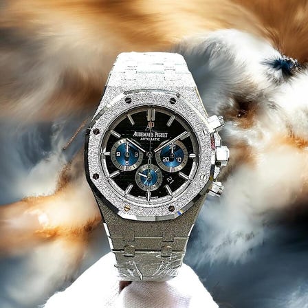 AUDEMARS PIGUET 

Royal Oak Chronograph Limited edition of 111 pieces
26331BC.GG.1224BC.03
41mm
K18 white gold
Brand new
International Guarantee, Genuine Box, Instruction Manual

Item ID: W209249