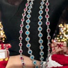 Ruby diamond necklace 8.29ct
 Apatite diamond necklace 5.13ct